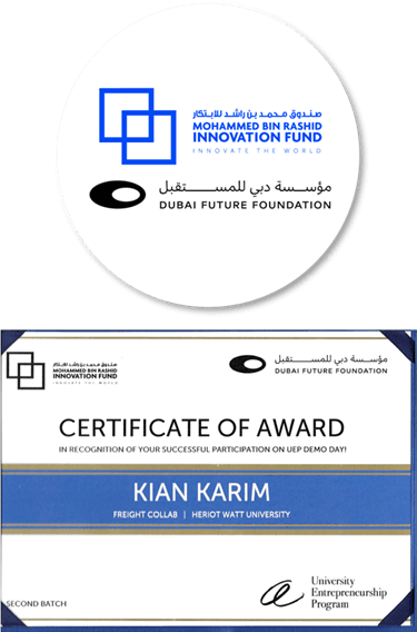 TOP 6 winners - Mohammed Bin Rashid Innovation Fund/DUBAI FUTURE FOUNDATION - 2nd batch UEP